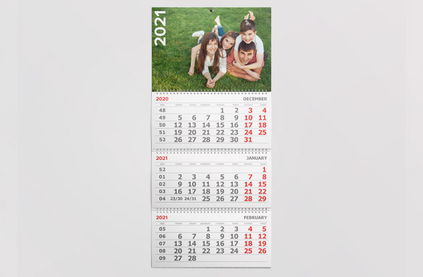 Печать календарей в Москве, заказать календарь с фотографиями онлайн